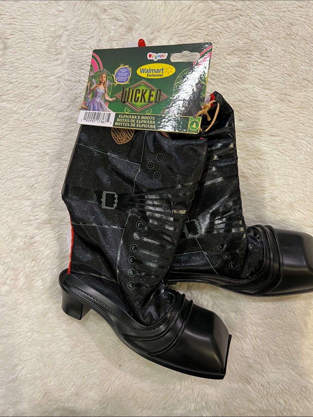 NEW Wicked Elphaba Boots Accessory for Children - Girls One Size Child